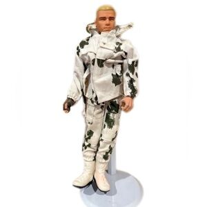 Rare-21st Century Toys Ultimate Soldier 1/6 Scale 12" Figure WWII - Arctic Camo